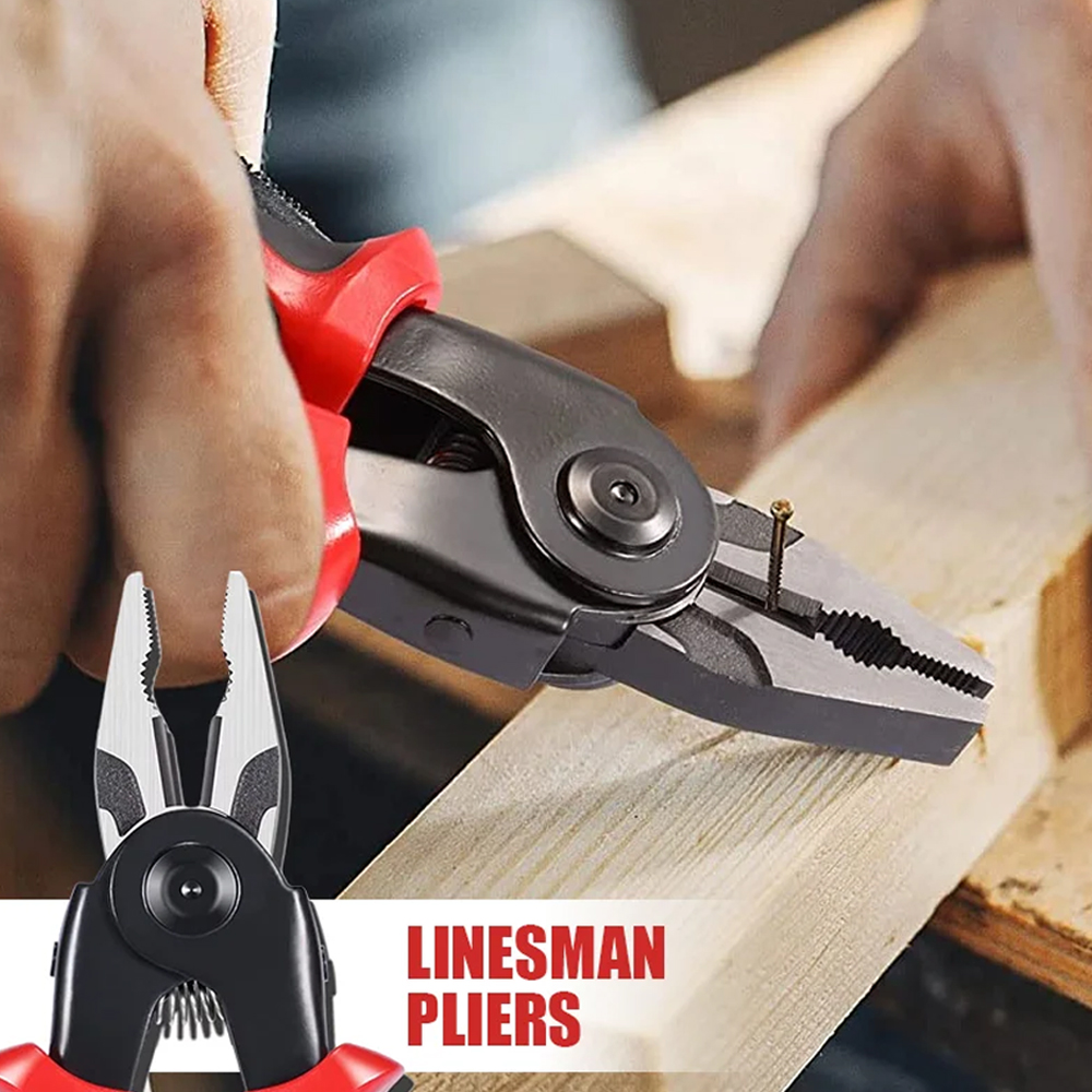 Saker 5-piece plier tool set, Interchangeable Jaw Head Clip Pliers